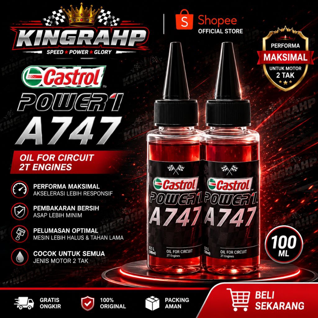 OLI SAMPING CASTROL A747 REPACK 100ML