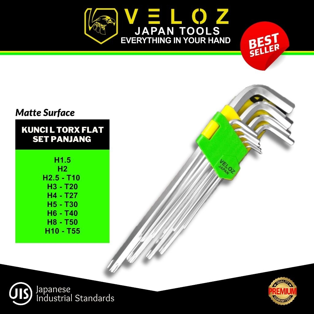 Kunci L set veloz