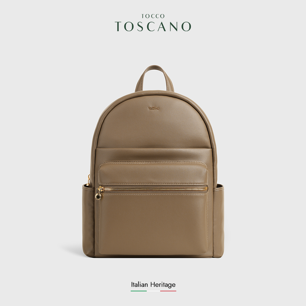 Tocco Toscano Bianca Backpack - Tas Ransel (Mocha)