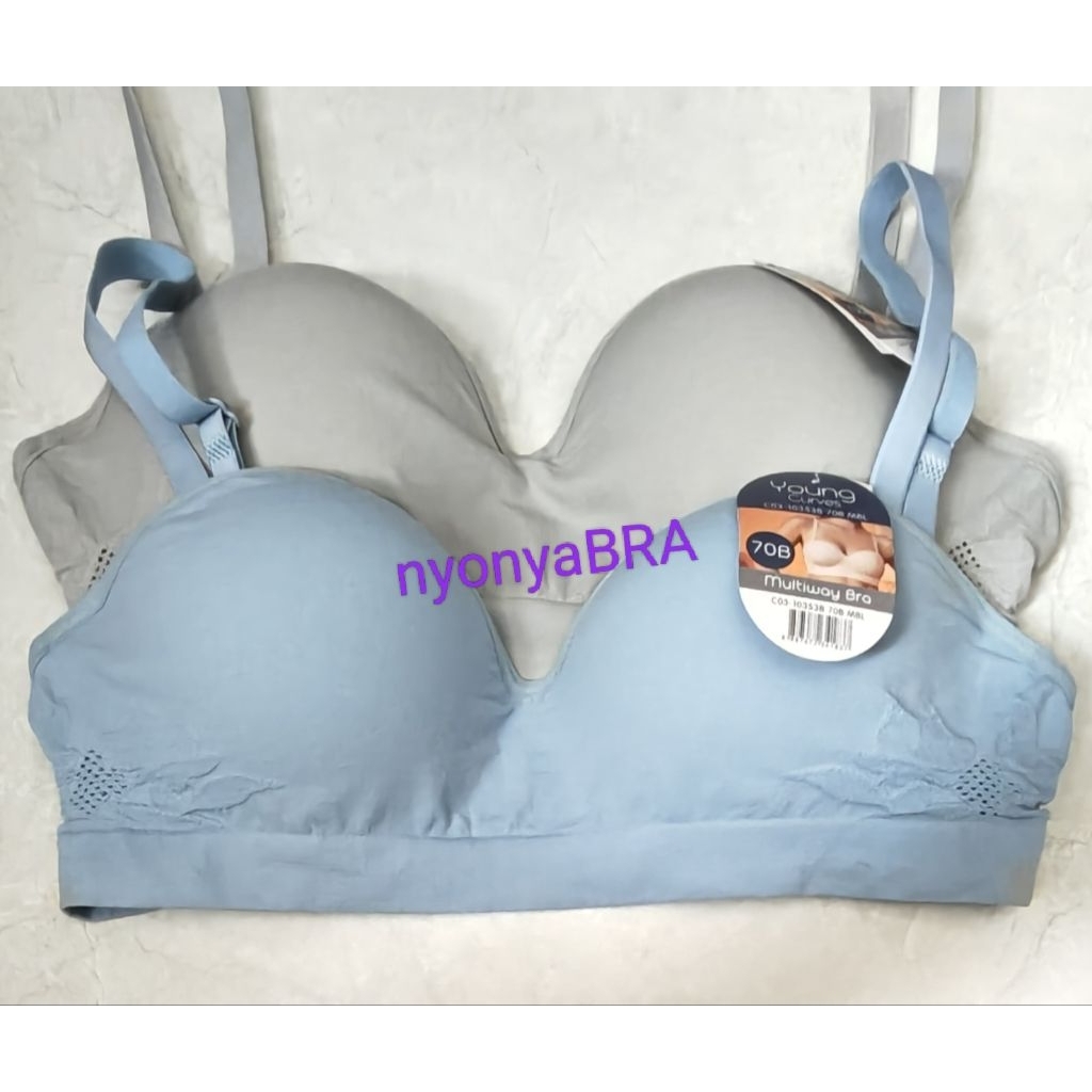 Young curves bra tanpa kawat 32,34,36B, C03-10353