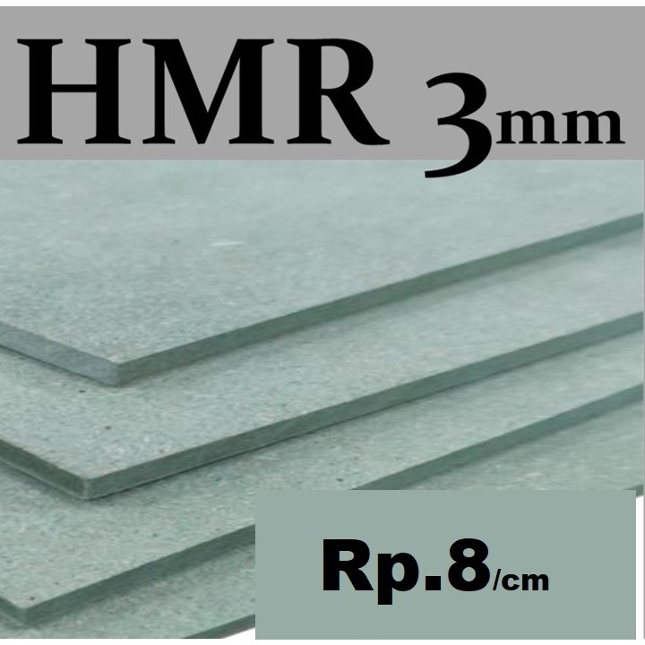 MDF Hijau | HMR 3mm Harga Rp8 /cm