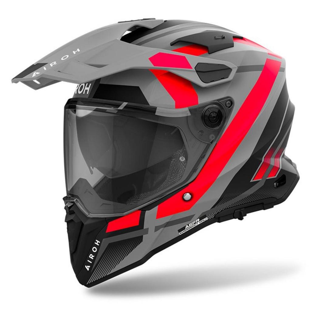 AIROH COMMANDER 2 MAVICK ORANGE MATT ORIGINAL HELM AIROH COMMANDER 2