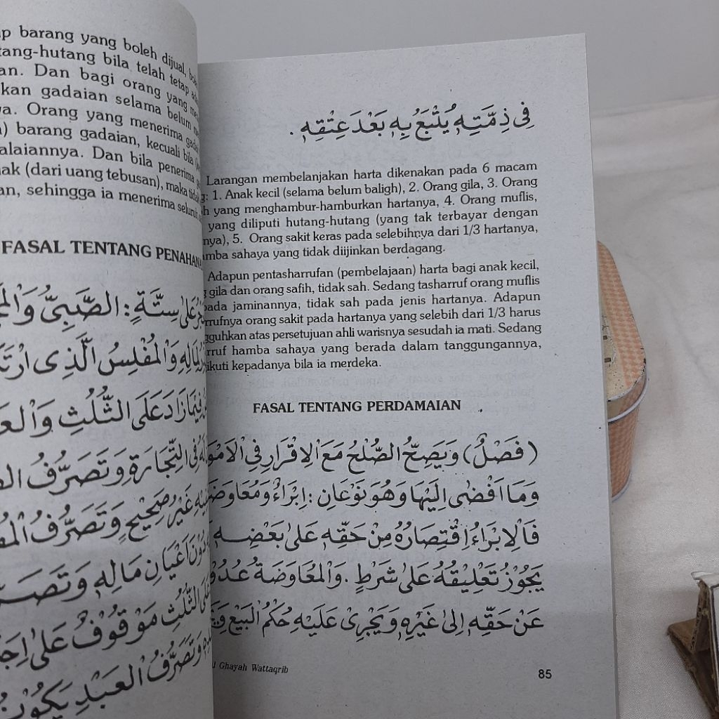 BUKU TERJEMAH MATAN GHOYAH WATTAQRIB FIQIH ISLAM SISTIMATIS ABU SUJA AHMAD BIN AL HUSAINI HUSAINI BA