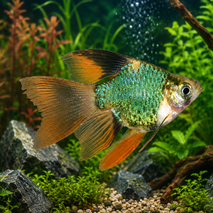 Ikan Hias Sumatra Green Balon Slayer / Ikan Hias Aquascape / Ikan Hias Air Tawar