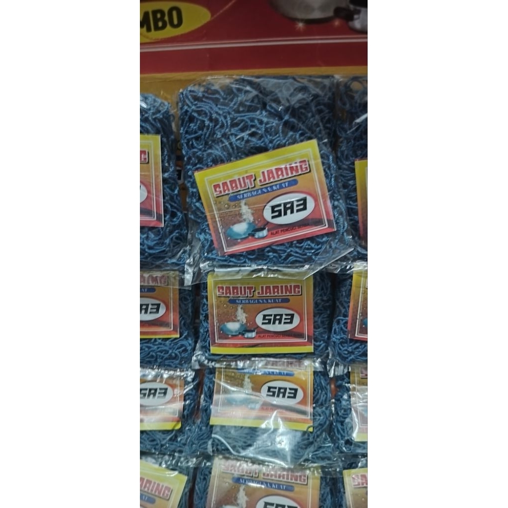 SABUT CUCI PIRING JARING SABUT JALA NYLON NILON SABUT JALA CUCI PIRING SABUT JARING HIJAU CUCI PIRIN