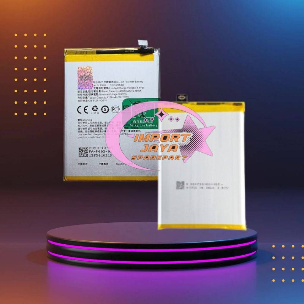 BATERAI / BATRE BLP693 REALME 3 ORI