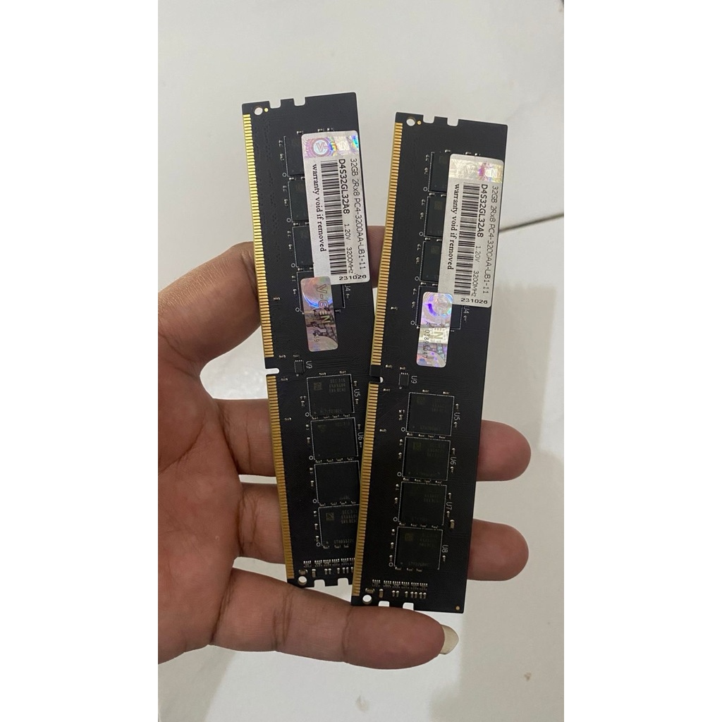 Ram Vgen Platinum 32gb Ddr4 3200mhz  2nd / Second /Seken