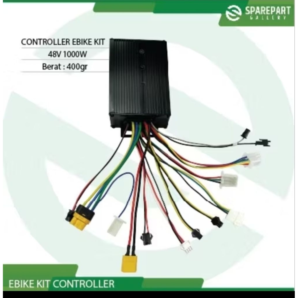 Controller Ebike Kit bldc 48v1000w sepeda dan skuter listrik