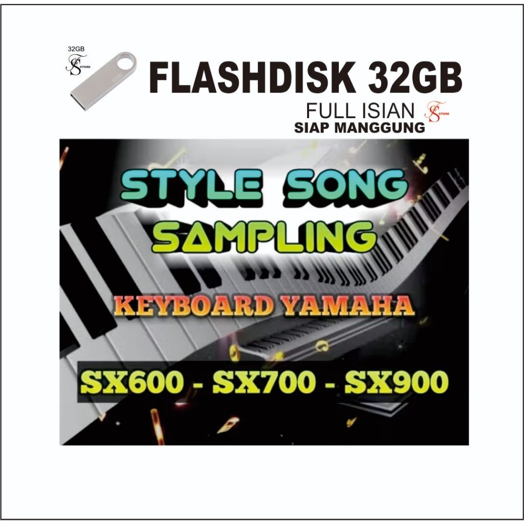 Style song keyboard Yamaha sx600/sx700/sx900 USB flashdisk
