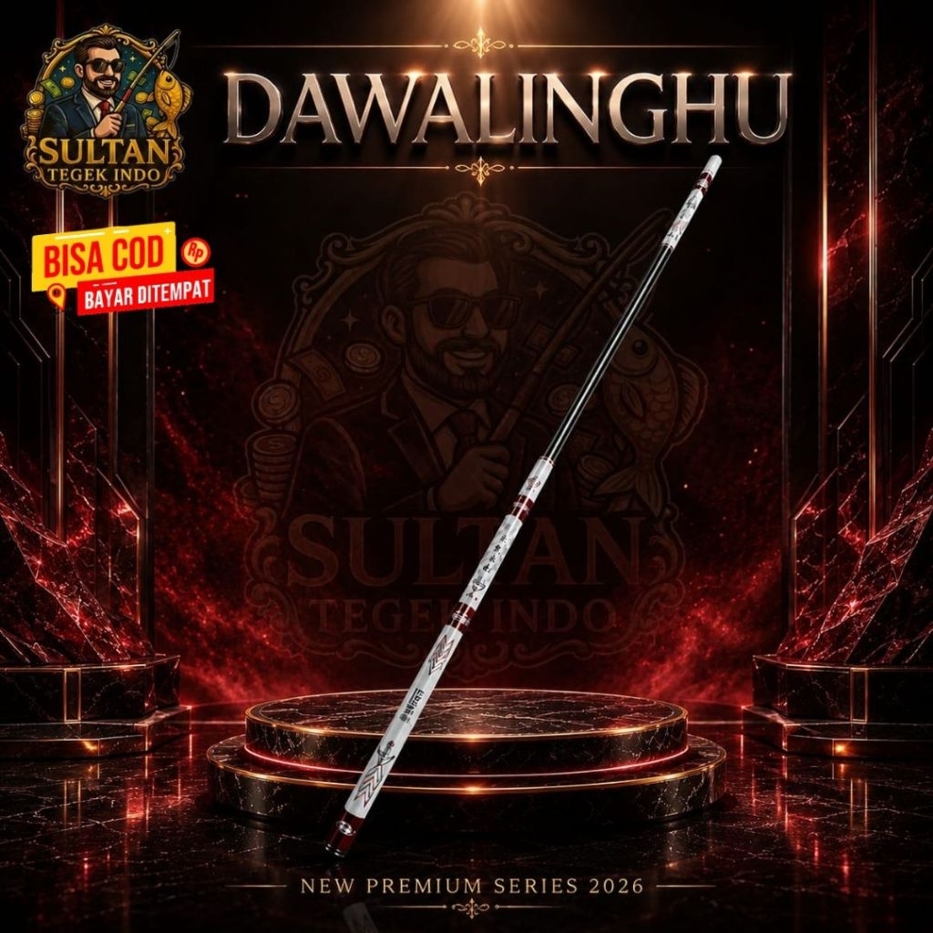 Joran Tegek DAWALINGHU 6H Full Carbon/ Pancing DAWALINGHU Full Carbon 6H 360,450,540 Tegek DAWALINGH