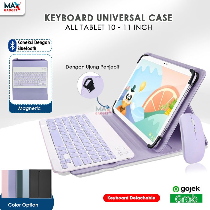 [ SEMUA Tipe ] Tablet Ukuran 10 11 Inch Inci Case Casing Olike Advan Lenovo iTel Vista Huawei Oppo P
