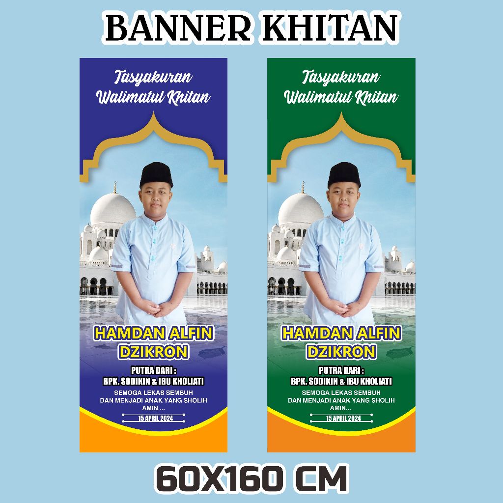 BANNER KHITAN TASYAKURAN KHITAN DI KHITAN