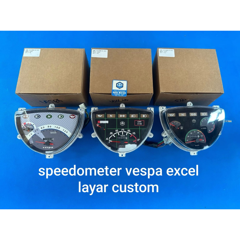 speedometer spido vespa excel sip