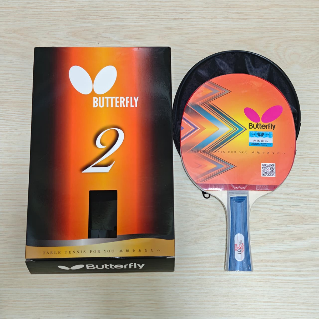 ORIGINAL Bet Pingpong Bat Tenis Meja Bat Pingpong Butterfly TBC 202 - Bet tenis meja Butterfly TBC 2