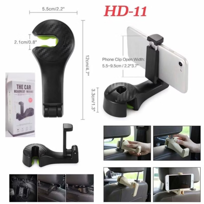 HD-11 Holder Hp Jok Mobil Gantungan Jok Kursi Mobil Stand Hp Jok Mobil Holder Kursi Jok Mobil HD-11