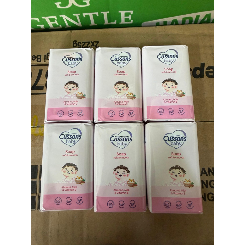 6pcs Sabun mandi Cusson Baby Sabun Batang 60gram Bayi