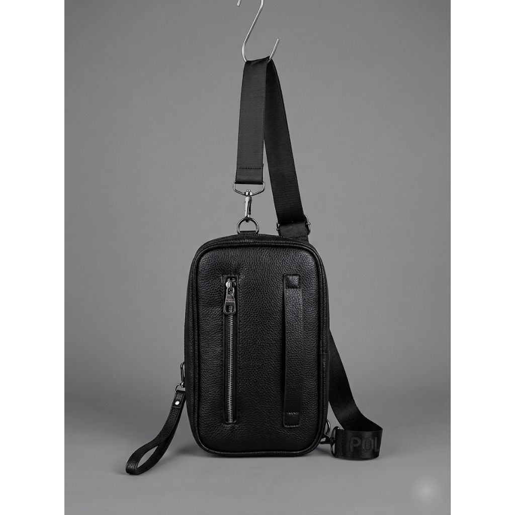 Italy Bags - Tas Slempang 2in1 Polo Land Pria Premium Kulit Sintetis Elegant Multifungsi