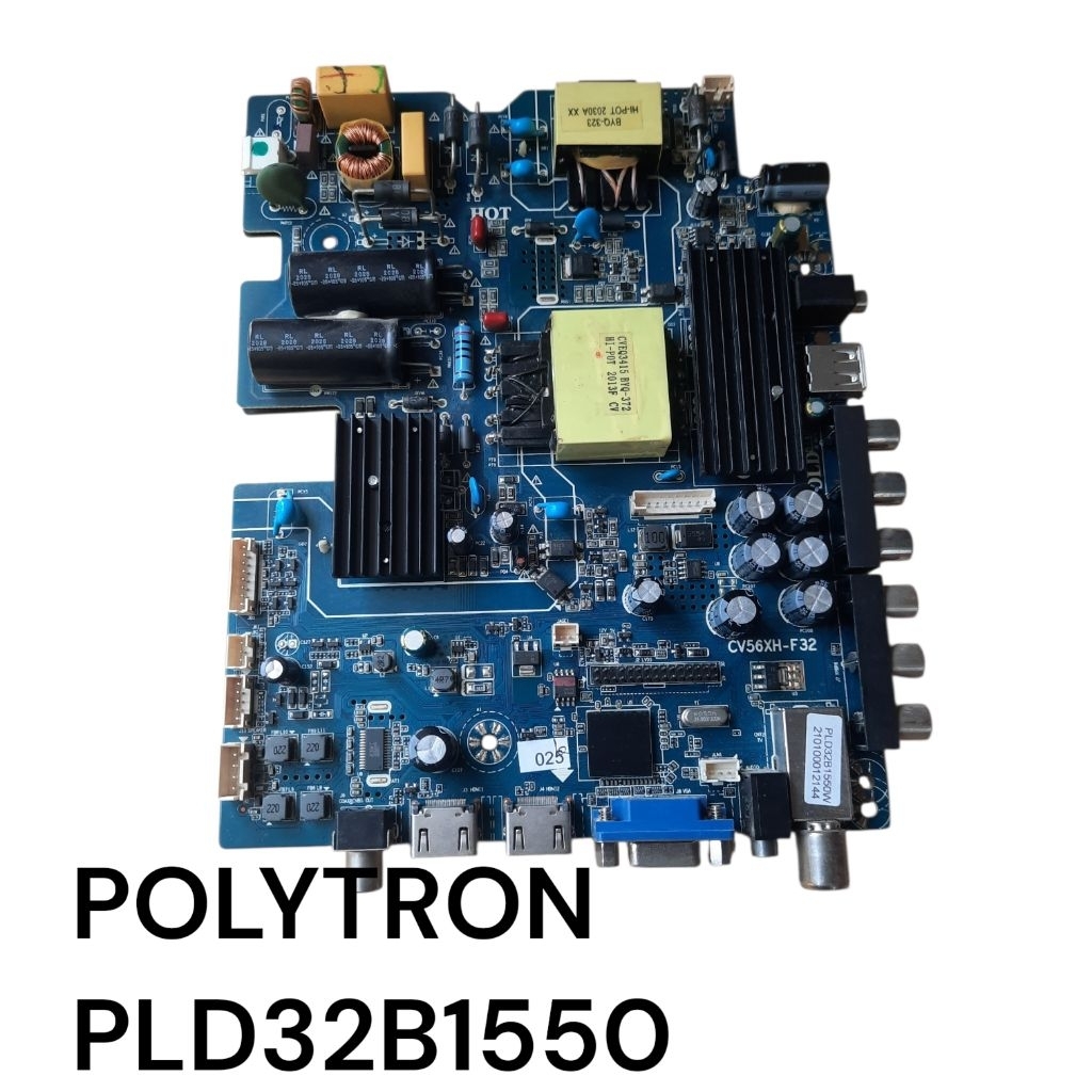MB TV LED POLYTRON PLD32B1550 MAINBOARD MESIN TV LED POLYTRON