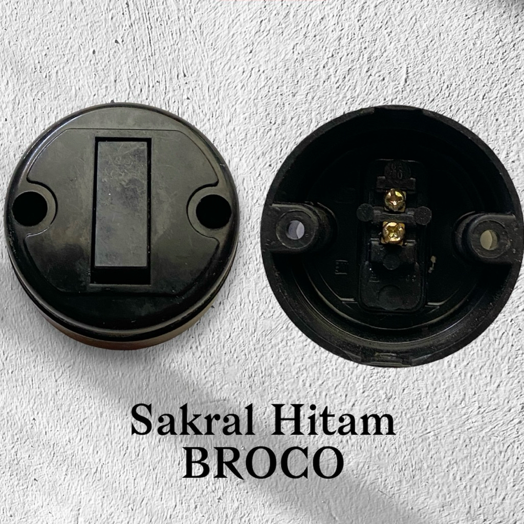 Saklar Engkel Broco Hitam - sakral broco hitam - sakral broco