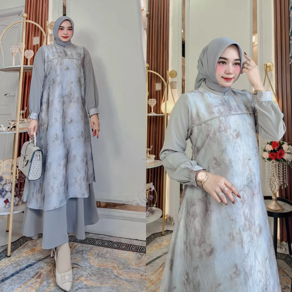 Gamis Arendy Melayu Gamis kondangan Lebaran