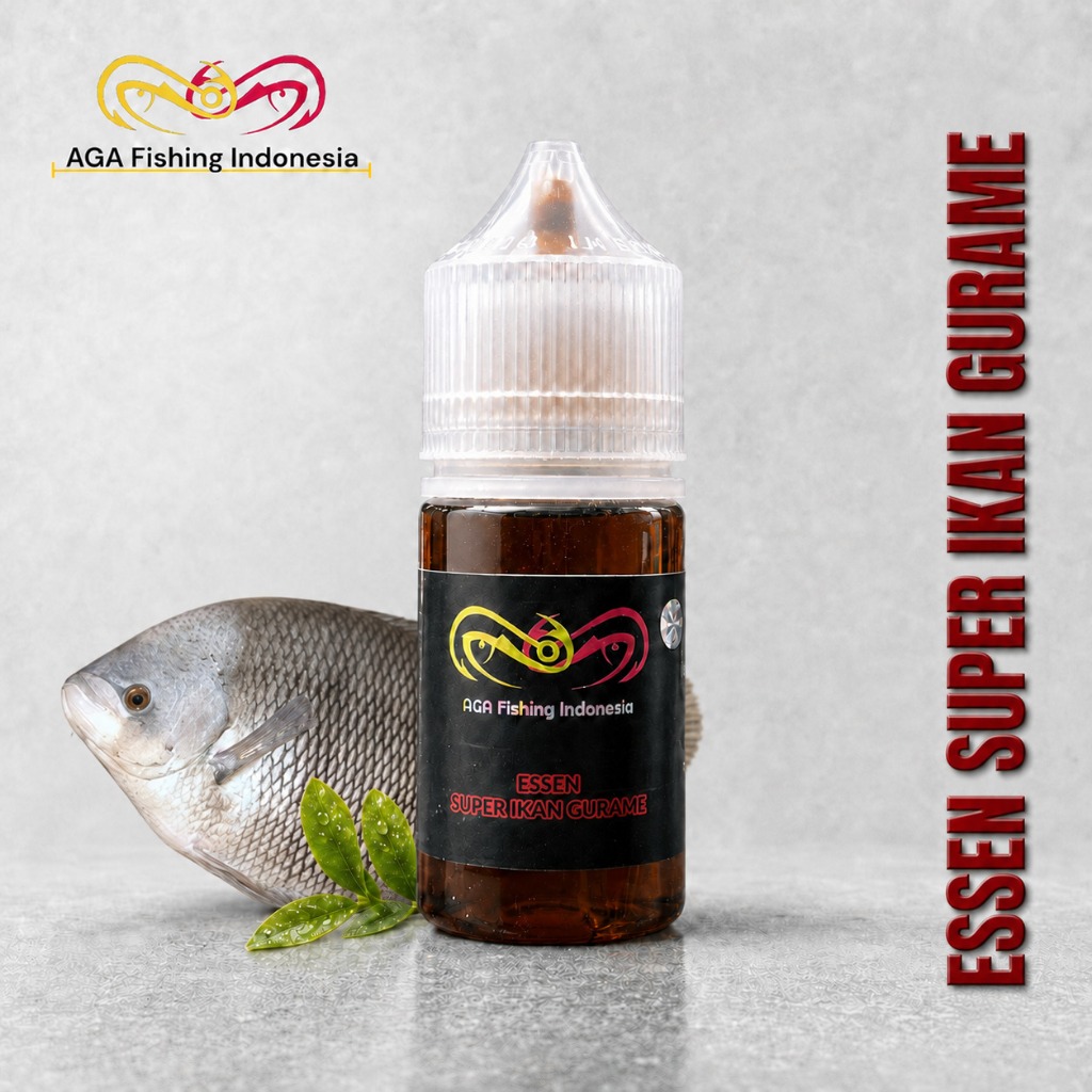 AGA Essen Super Ikan GURAME Paling Ampuh Untuk Campuran Umpan Pancing Original 30ml