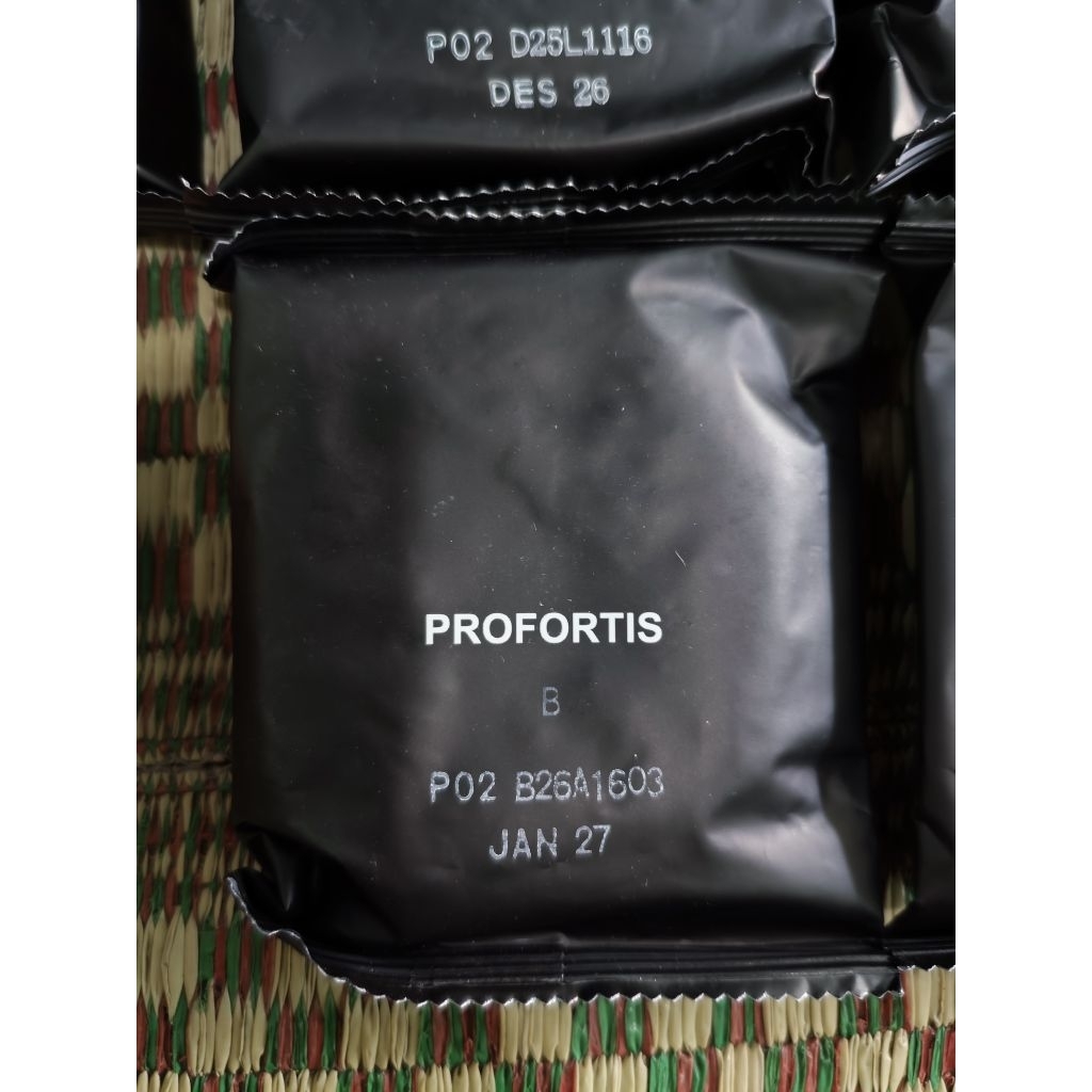 Biskuit Ransum Profortis Rasa Coklat, Tinggi Protein | Ransum TNI | biskuit profortis b | exp Desemb