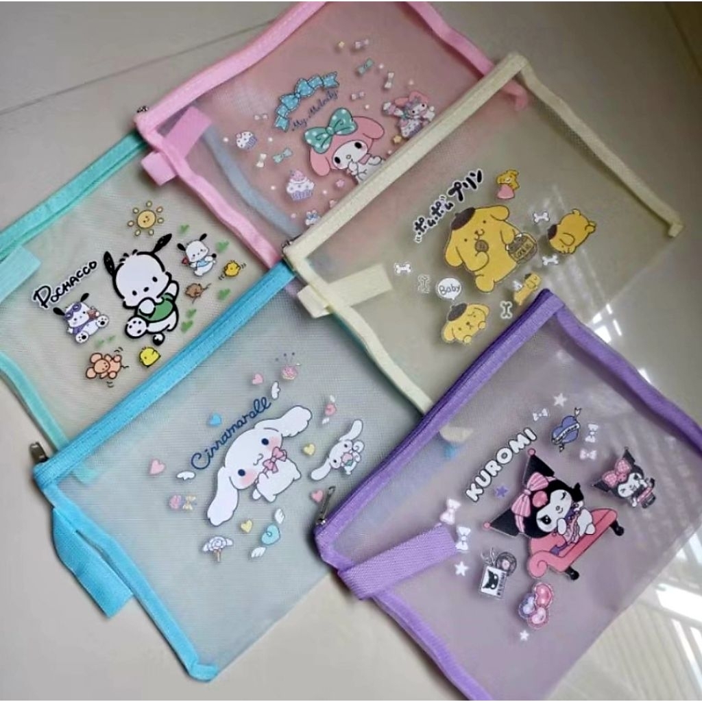 Map Sanrio Zipper Full Jaring A5