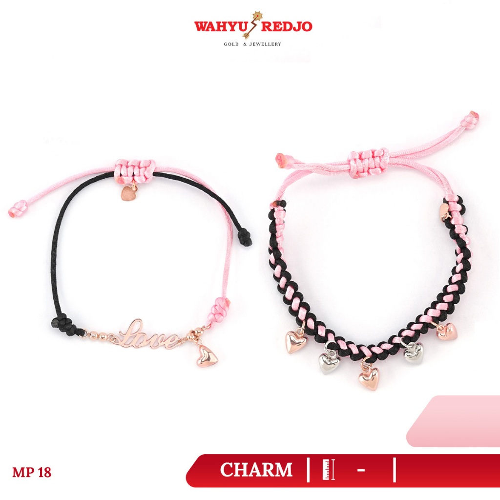 Gelang Charm Emas 8Kp Wahyu Redjo SERUT HWT