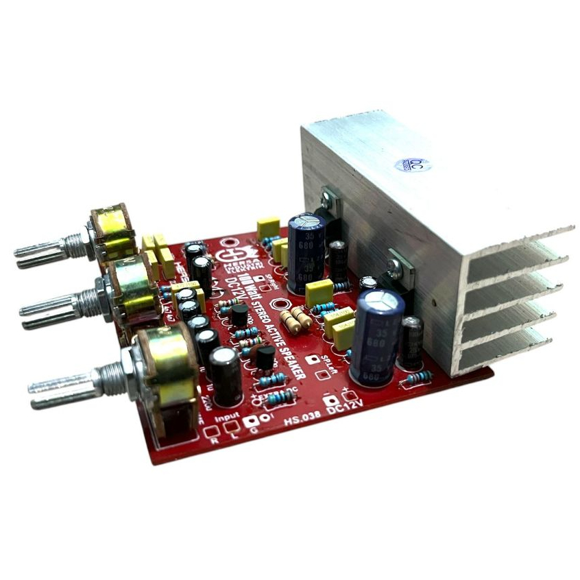 Power TDA 2003 plus 3 Pot stereo dc 12v 100 watt UPS