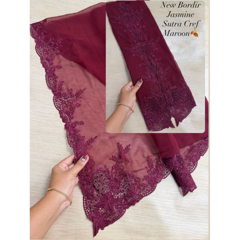 [BAHAN] Kain Kebaya BORDIR Bali 01/ kebaya bali / kebaya murah / kebaya modern