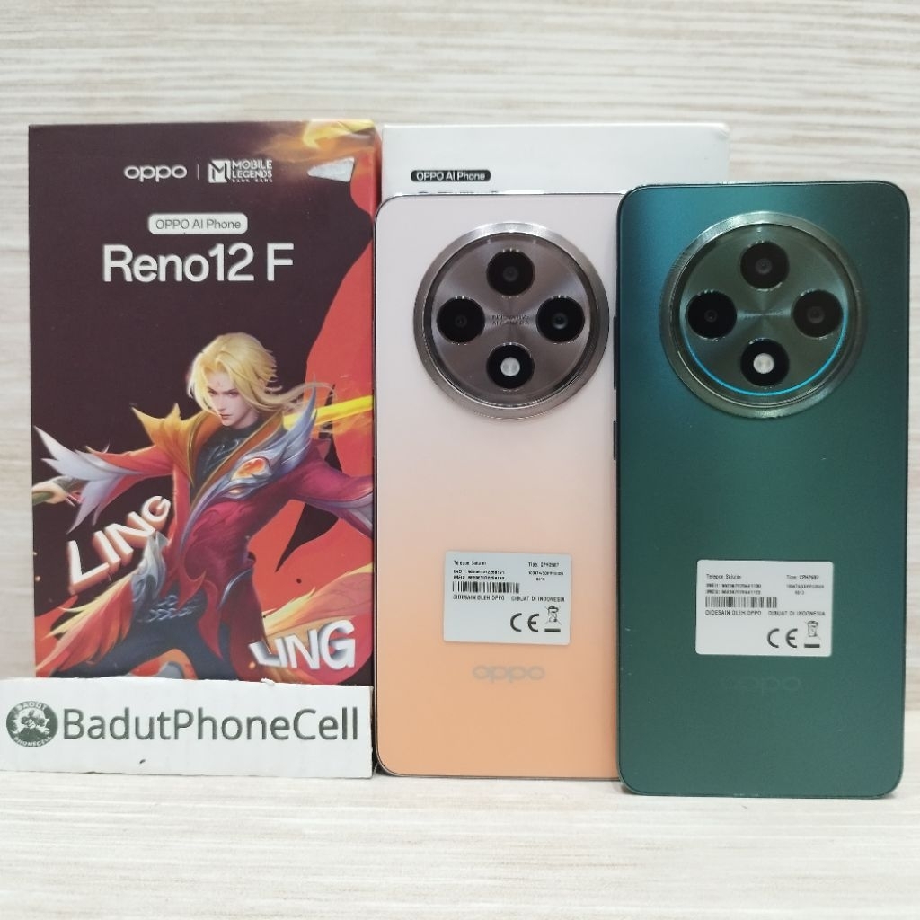 OPPO RENO 12F 4G 8/256GB HANDPHONE SECOND BEKAS FULLSET