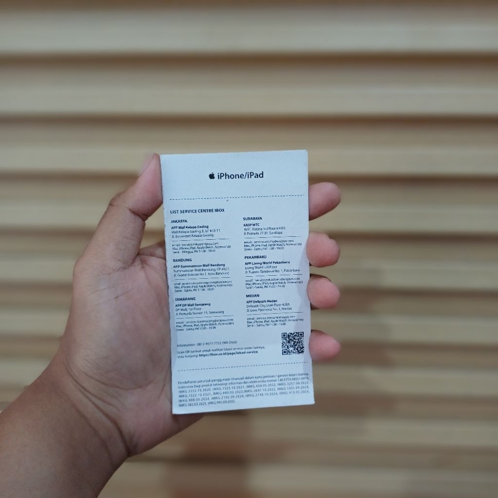 Kartu Garansi Iphone iBox, Blibli, Digimap