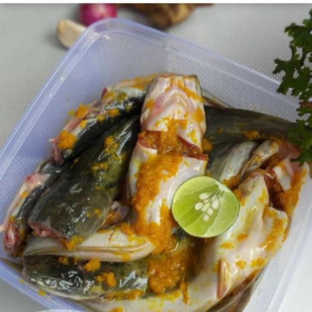 Ikan Lele Bumbu Kuning 500 gram - Siap Goreng, Praktis, Bumbu Halal