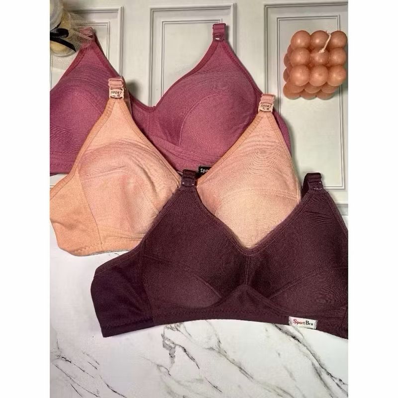 6 PCS BH bra JUMBO sport tanpa kawat/ tanpa busa KAIT 3