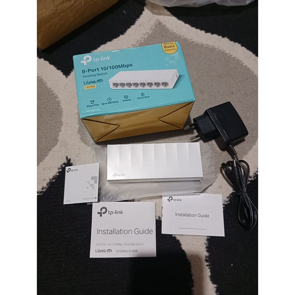 tplink switch hub 8 port lan new