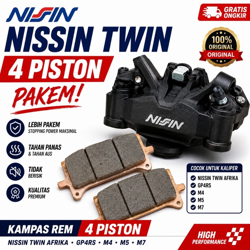 Kampas Rem Brembo 4piston Gp4rx M4 M5 M7 M32 P32 Monoblock 4p