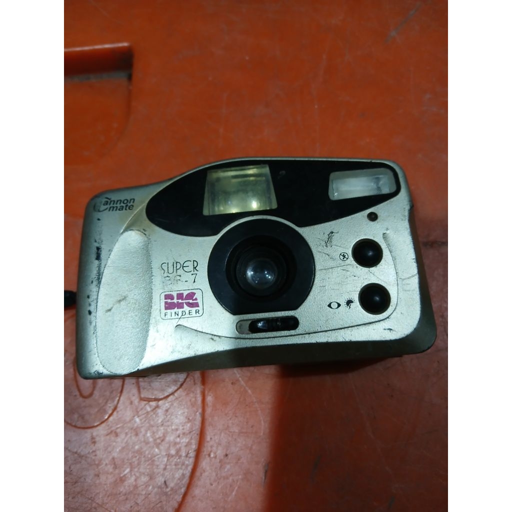 Kamera analog canon mate abu abu bf-7 55rb jadul antik vintage lawas display dianggap mati