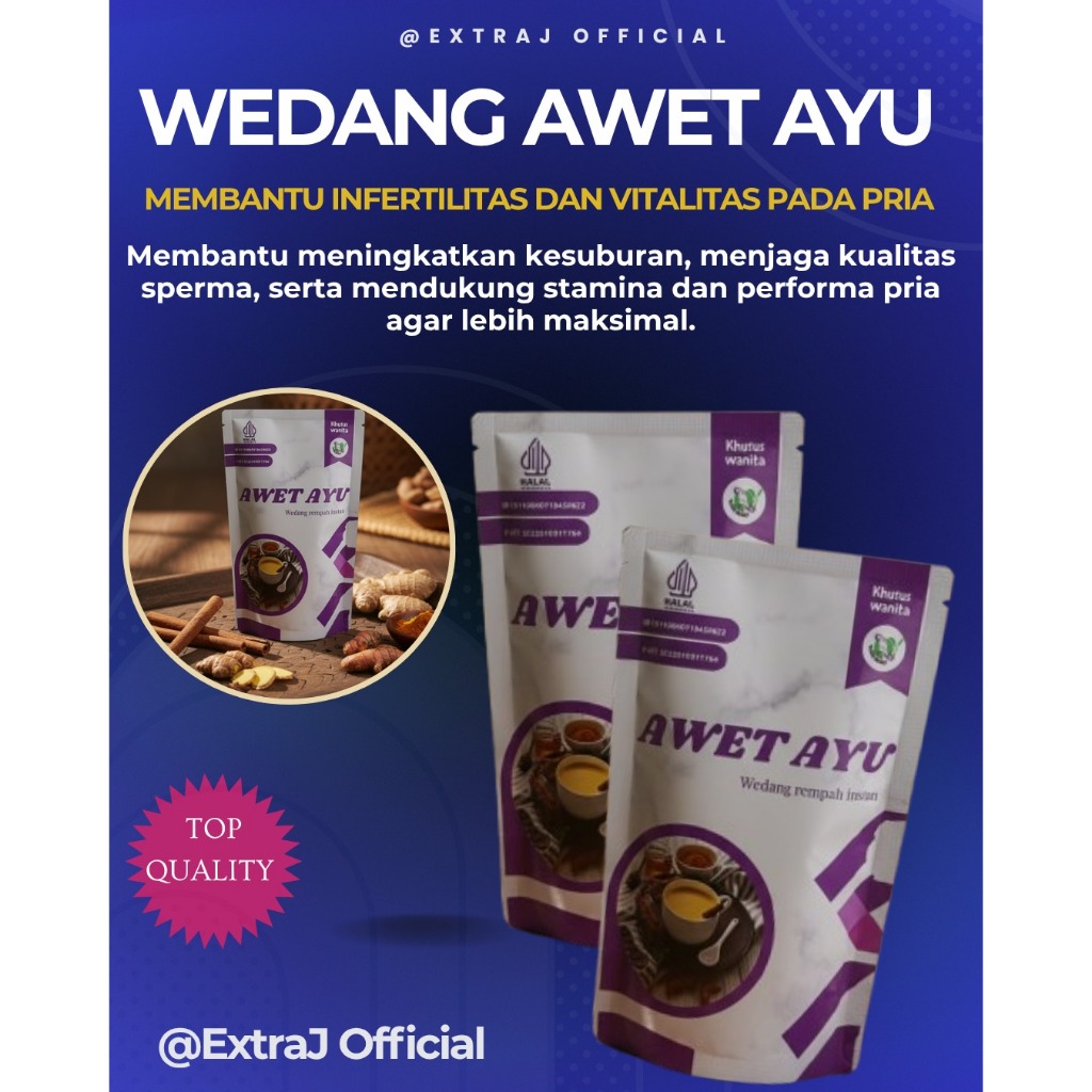 Wedang Rempah Instan Awet Ayu | obat infertilitas (kemandulan) Pria