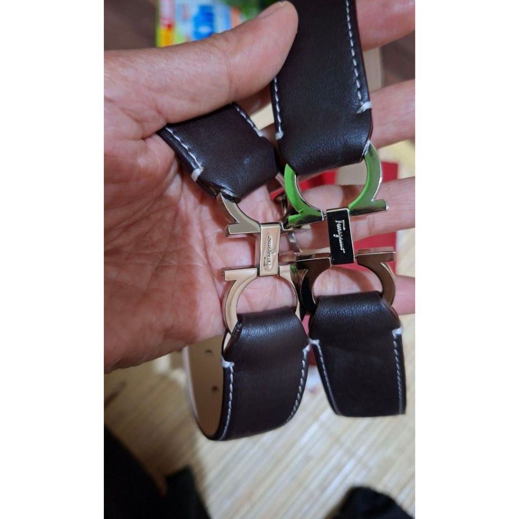 Ikat Pinggang Wanita / Belt Full Set Gancini Reversible SF
