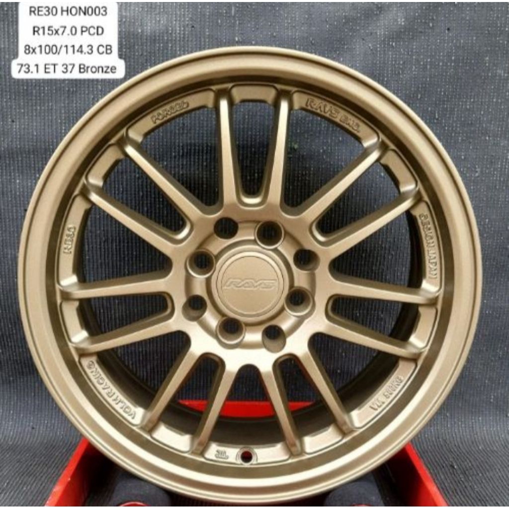 Velg Mobil RE30 Ring 15x7.0 PCD 8x100/114.3 ET 37