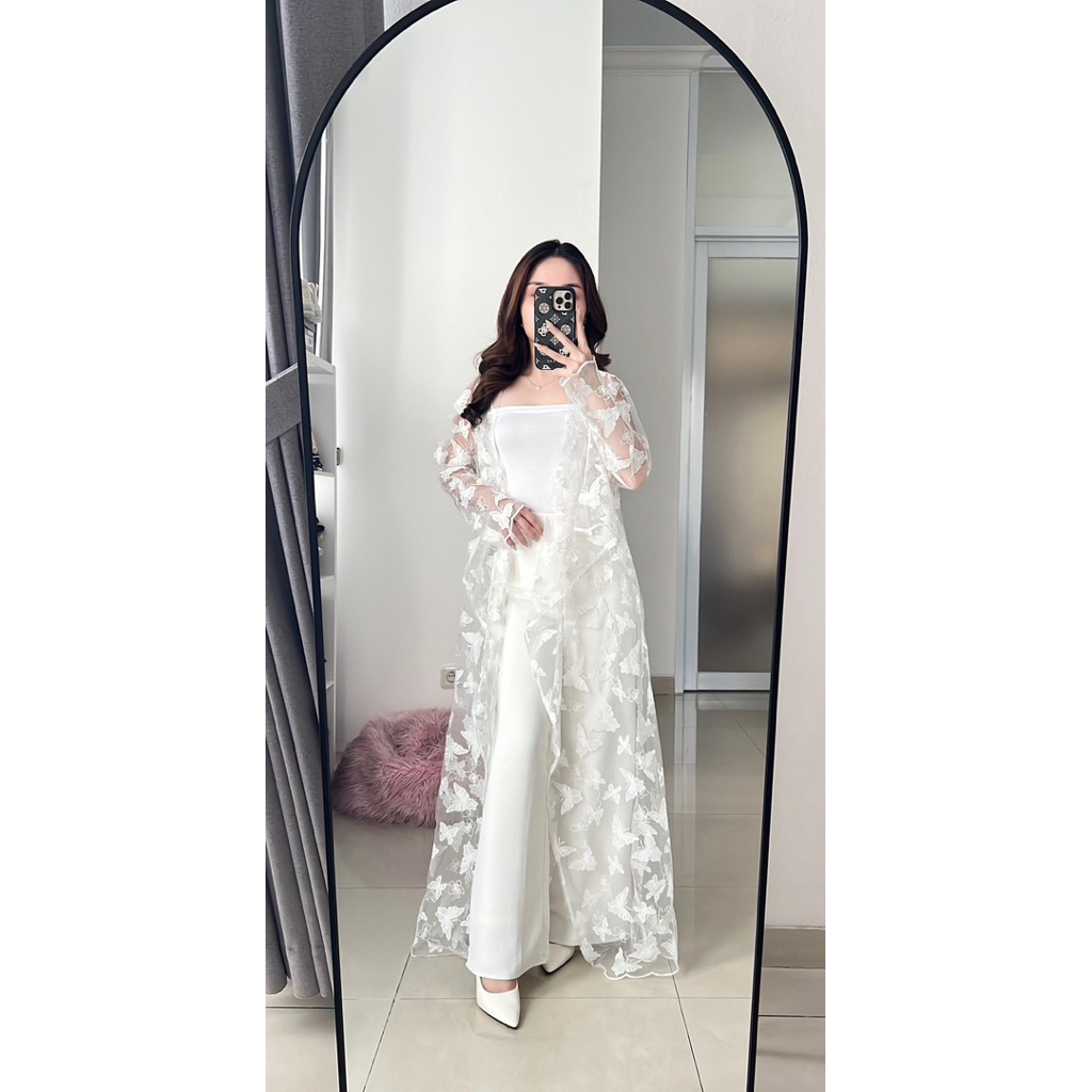 Outer Abaya butterfly’s by molu.id