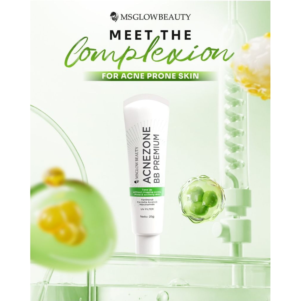 Krim BB Acne MS Glow untuk Kulit Berjerawat
