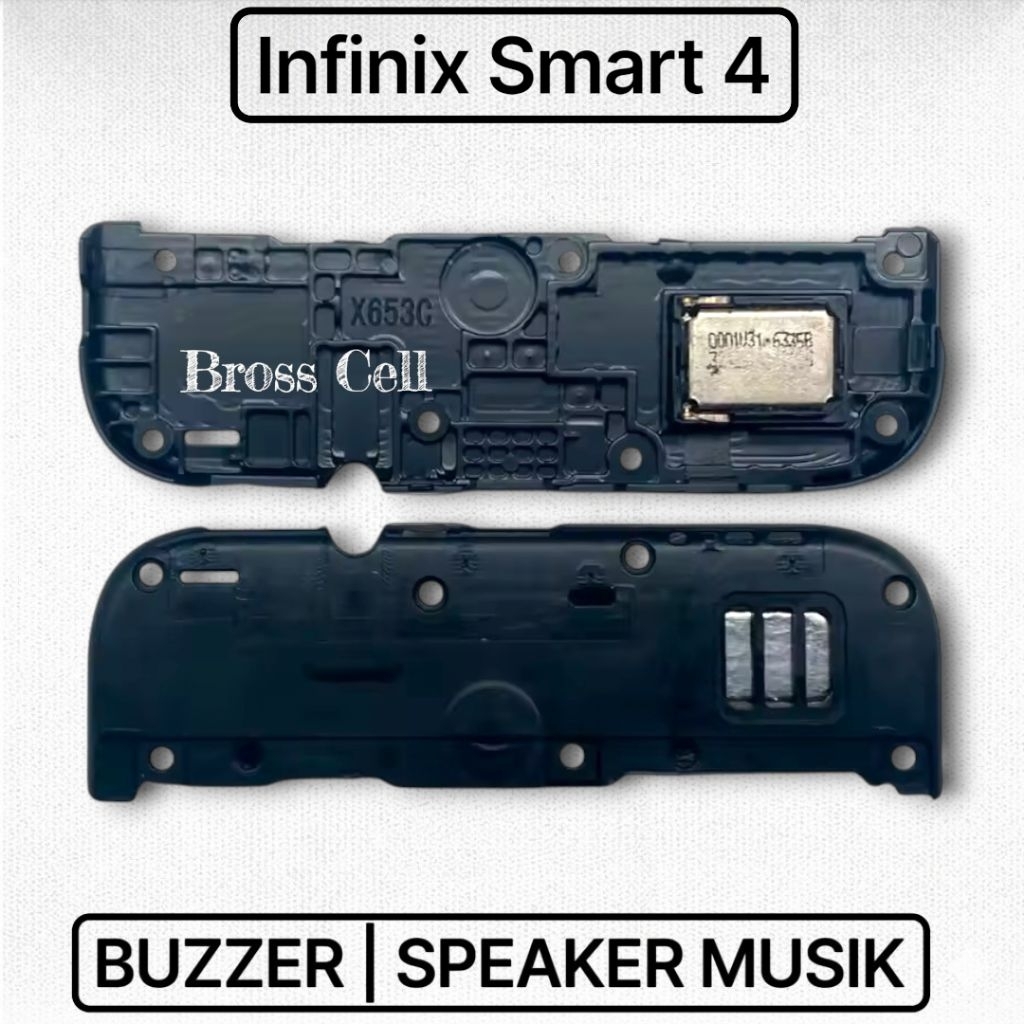 Buzzer Infinix Smart 4 Buzzer Fullset Speaker Musik Loudspeaker Ori