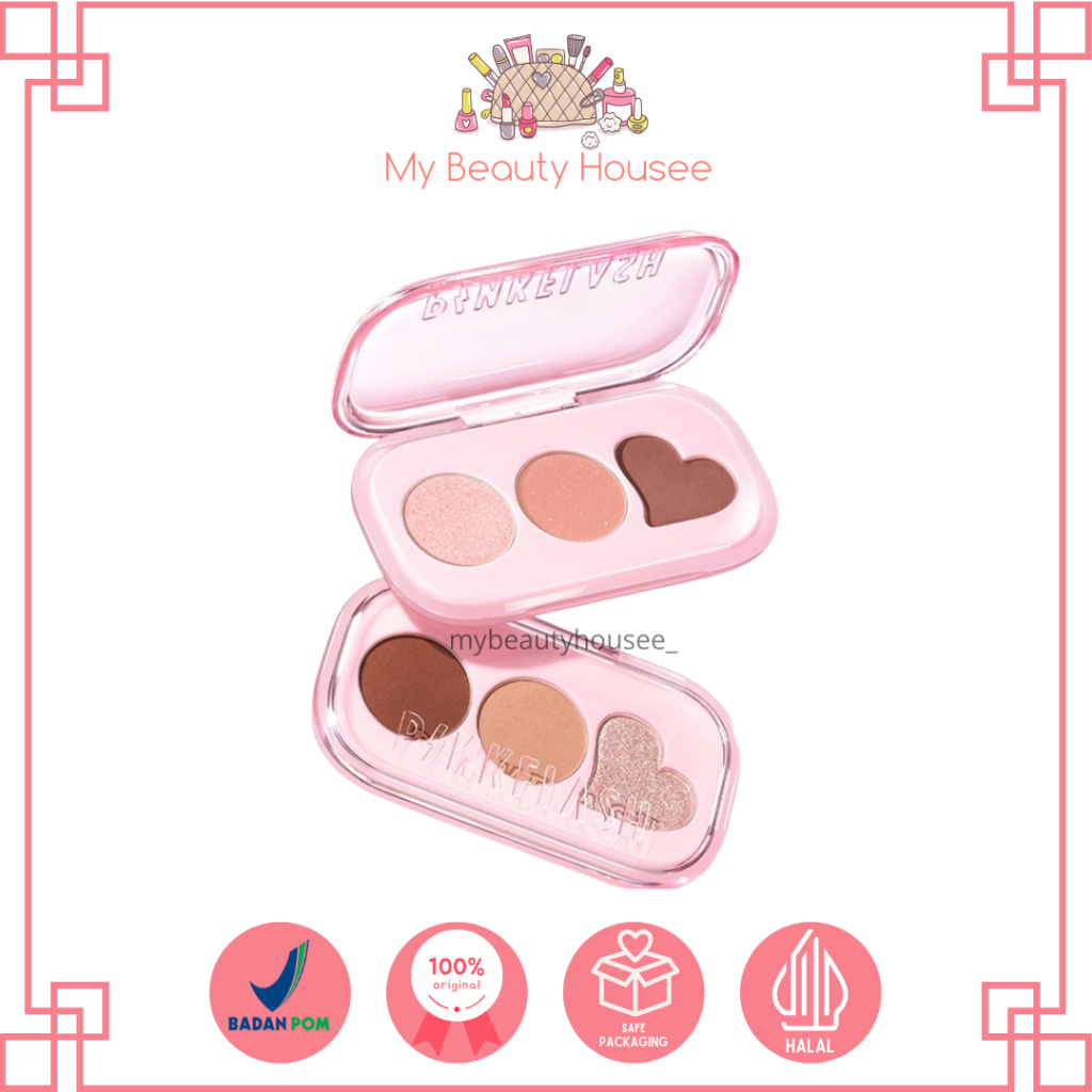 PINKFLASH 3 COLORS POCKET ESSENTIALS EYESHADOW PALETTE - 3 PAN