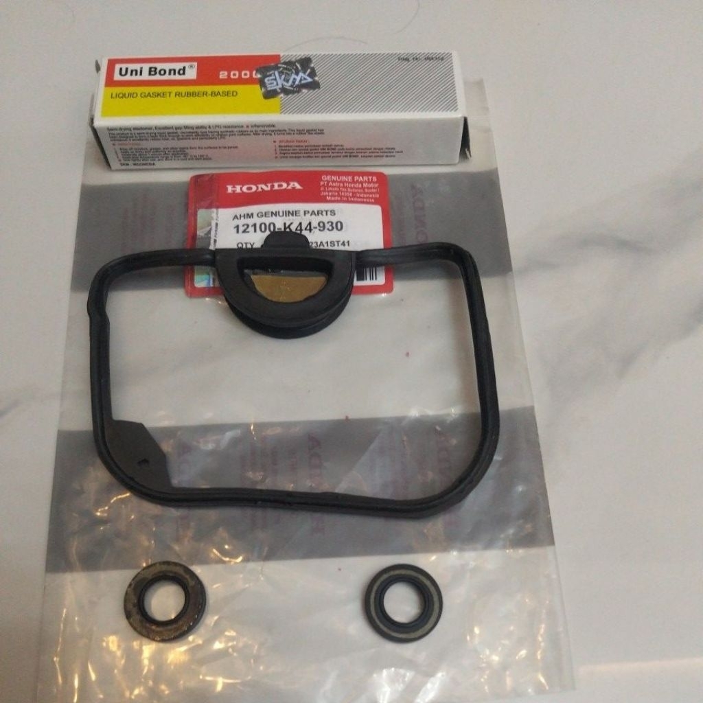paket karet seal head beat ECO/beat pop+ seal baut head bonus lem paking