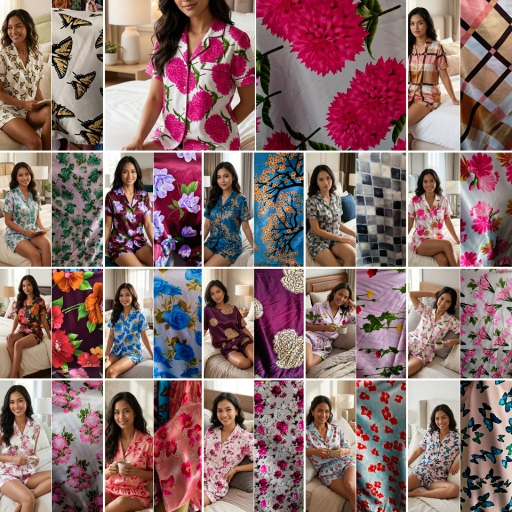 kain satin silk motif - kain satin silk - kain satin motif bunga - kain silk motif - kain silk premi
