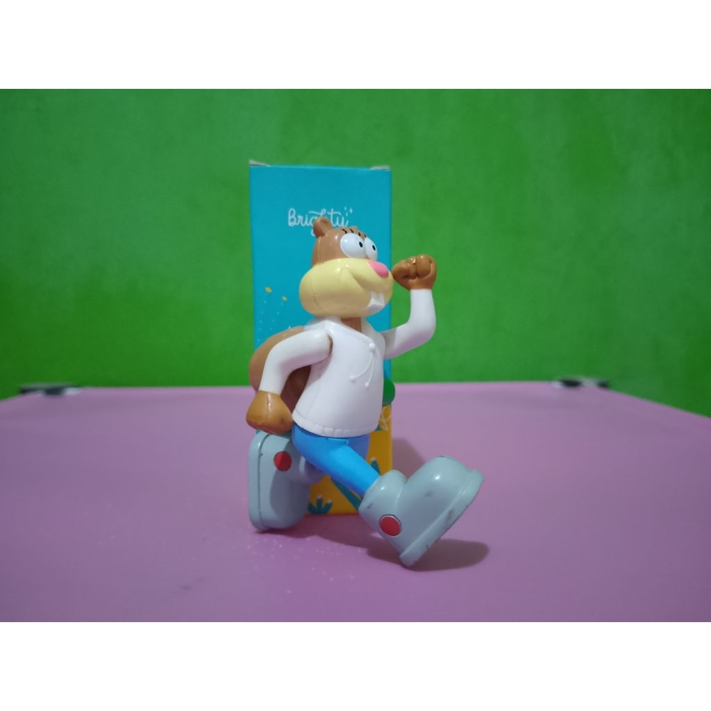 Figure SPONGEBOB SQUAREPANTS - SANDY CHEEKS  - Viacom 2008 KFC Murah Retro Vintage Rareti Koleksi Ma