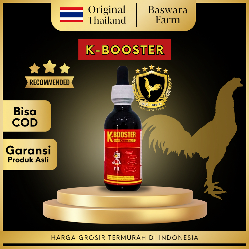 K Booster Ayam Original Thailand Obat Ayam Kuning & Anemia