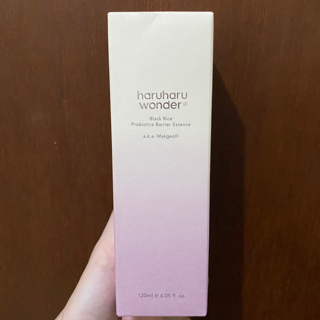 haruharu wonder black rice probiotics barrier essence 120ml