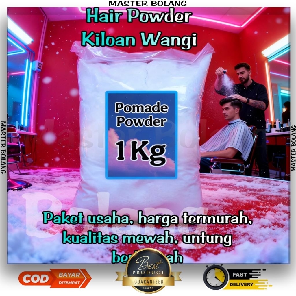 Hair Powder Premium 1KG Kualitas Import Best Seller // Hair Powder 500GR Hair Volumizing Powder Orig